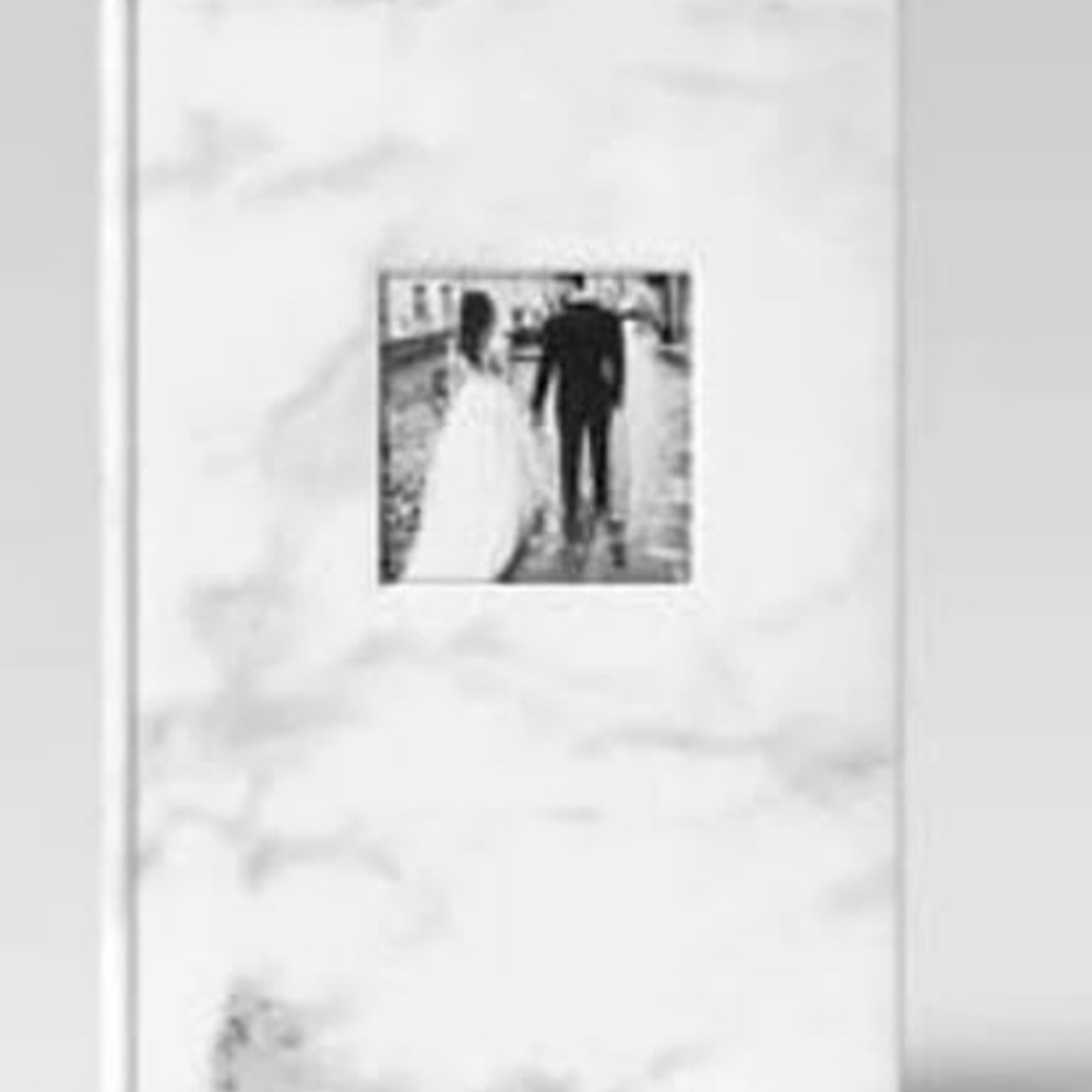 Threshold White Marble Photo Album Holds 240 4x6 Photos